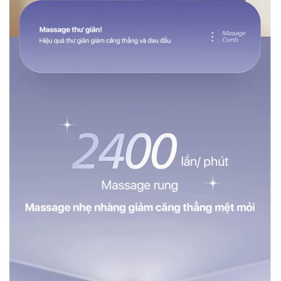 Lược Điện Massage Da Đầu PHILIPS PPM1511-massage giảm căng thẳng và kích thích tuần hoàn máu,tinh dầu dưỡng ẩm chăm sóc tóc - Hàng chính hãng