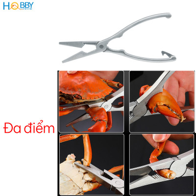 Dụng cụ kìm kẹp càng cua ghẹ hạt inox 304 Hobby home decor KI3