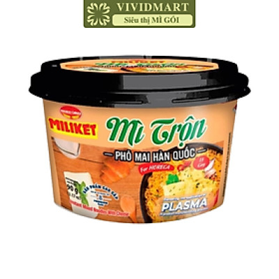 COLUSA - Mì tô trộn Miliket hương vị Phô mai Hàn Quốc, Mì trộn Miliket Phô mai Hàn Quốc, Mì Miliket (90g/tô)