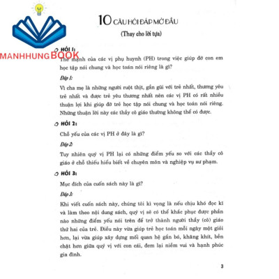 SÁCH - cha mẹ giúp con học giỏi toán lớp 3 (bám sát sgk kết nối tri thức với cuộc sống)