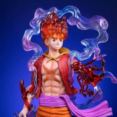 Mô hình One Piece : Mô hình Luffy Gear 5 Nika đỏ Cao 28cm