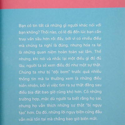 Những Gì Bạn Nghĩ Mình Biết Đều Sai