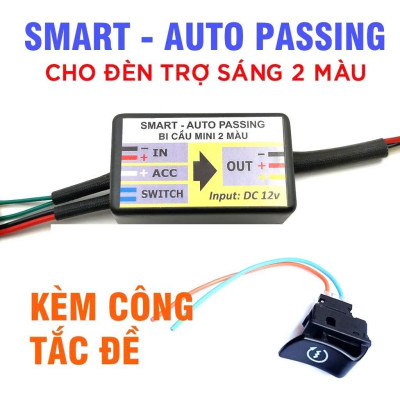 Tặng Công Tắc – Mạch Auto Pasing 10 Chế Độ Thông Minh Cho Các Loại Đèn Trợ Sáng!
