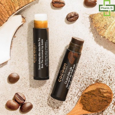 Tẩy Da Chết Môi Cocoon Cà Phê Đắk Lắk 5g – Làm Mềm Môi, Hồng Tự Nhiên, Không Hạt Vi Nhựa