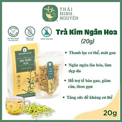 TRÀ KIM NGÂN HOA (100% NỤ HOA) TÚI 20G - THÁI MINH NGUYÊN