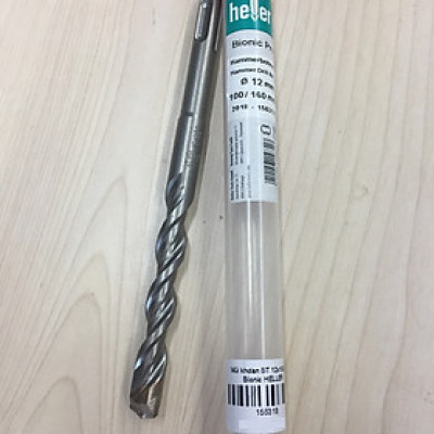 Mũi khoan bê tông SDS PLus Bionic (2 ngạnh) 12x160mm Heller 156318