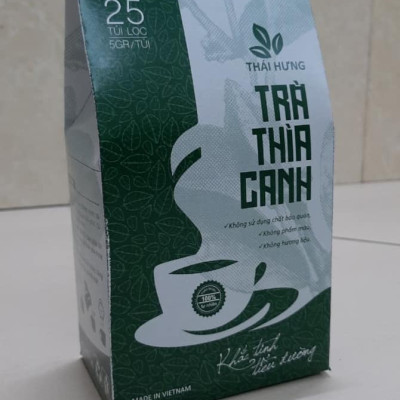 Combo 04 Túi Trà Thìa canh Thái Hưng 25 túi lọc x 5g Khắc tinh của bệnh tiểu đường