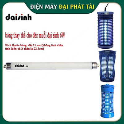 Bóng thay thế cho đèn muỗi Đại sinh D6 6W