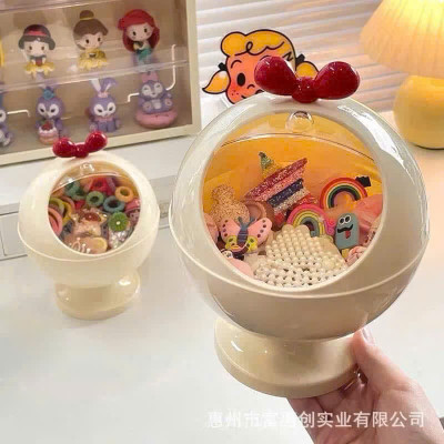 Hộp Đựng Phụ Kiện Để Bàn Nơ Đỏ Đa Năng - Decor Xinh Xắn Cho Không Gian - HÀNG CHÍNH HÃNG MINIIN