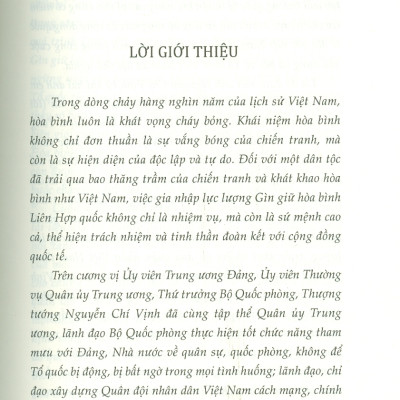 Hành Trình Vì Hòa Bình (Hồi ức) - Nguyễn Chí Vịnh