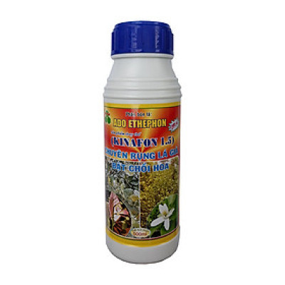 Phân bón lá Ado Ethephon - xử lý rụng lá mai vàng và cây ăn trái (500ml)