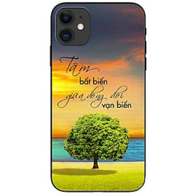 Ốp lưng dành cho Iphone 12 Mini mẫu Tâm Bất Biến