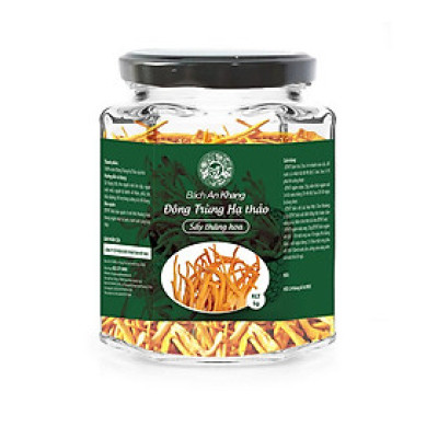 Đông trùng hạ thảo hữu cơ Bách An Khang sấy thăng hoa cao cấp 5g nuôi cấy Đà Lạt tốt cho sức khỏe