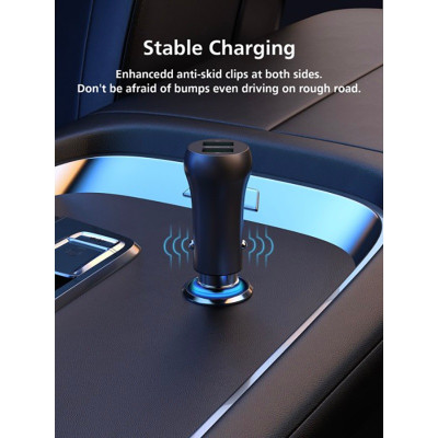 Củ sạc Ôtô MicroPack POWER MOTOR LITE 2 MCC-236QC Hai Cổng USB-A Công Suất 18W Tổng Công Suất 36W Hàng Chính Hãng