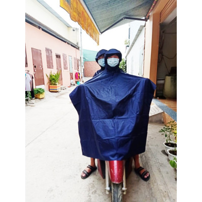 Áo Mưa 2 đầu Người Vải Dù Siêu Bền , Chống Thấm ,  Rộng , Phù Hợp Cho Nam Và Nữ 