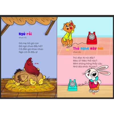 Thơ Cho Bé Học Nói - Giúp bé phát triển ngôn ngữ và giao tiếp - Bìa Cứng