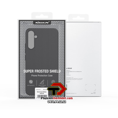 Ốp lưng cho SamSung Galaxy A34 5G chính hãng Nillkin dạng sần, chống bám vân tay - Hàng chính hãng