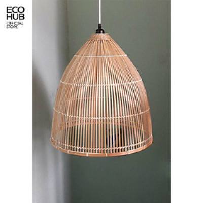 Đèn nơm Tre / Chao đèn nơm tre ECOHUB trang trí nhà hàng (Nhiều Size)