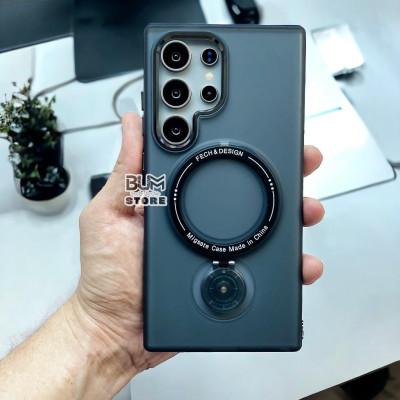 Ốp Chống Sốc Cho Samsung S25 Ultra S24 Ultra / S23 Ultra / S23 Plus / S22 Ultra / S22 Plus / S21 Ultra Từ Tính Xoay 360