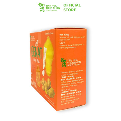 [QUÀ TẶNG] Kẹo Genat Gừng Plus - Isomalt sugar (Hộp 20 viên) - Giao 2H HCM
