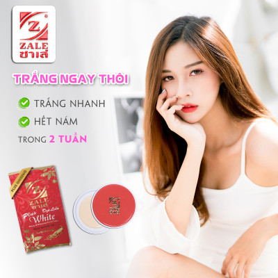 Kem Dưỡng Trắng Da Z ZALE ĐỎ NHÂN SÂM 6g Tẩy Nám Tàn Nhang Che Khuyết Điểm - BỘ 12 HỦ