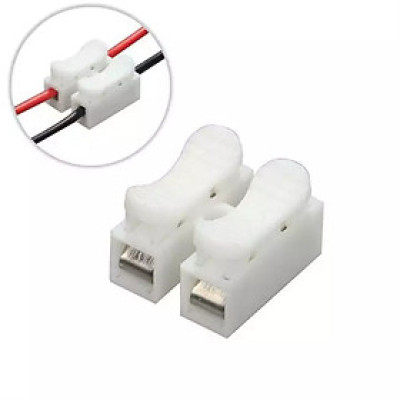Combo100 Đầu nối dây điện nhanh cút zắc cầu đấu kẹp nhanh 2 pha FC-2