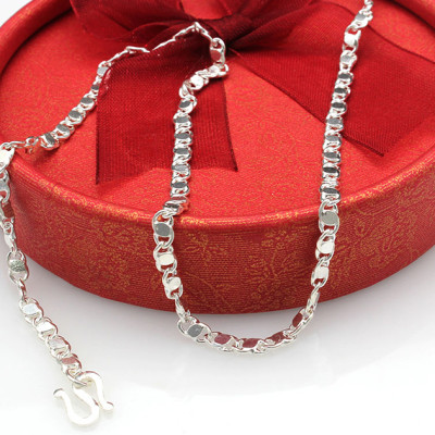 Dây Chuyền Trẻ Em Bằng Bạc Ta - Bạc Hiểu Minh DTE039 (2 Chỉ)