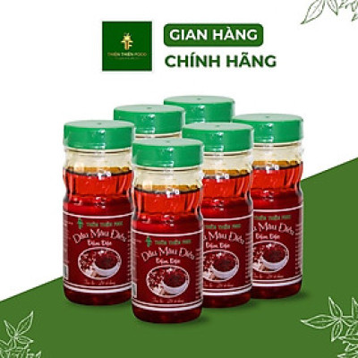 Lốc 6 Chai Dầu Màu Điều Đậm Đặc 100ml Thiên Thiên Food Tạo Màu Đẹp Khi Nấu Bún Bò Huế, Bún Riêu, Cari,...