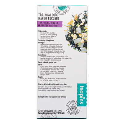 Trà Dừa Xoài Teapins (100g)