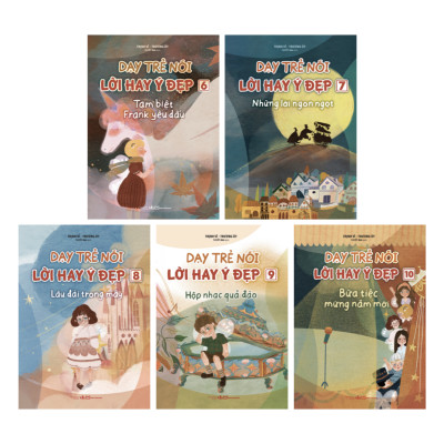 Combo Dạy Trẻ Nói Lời Hay Ý Đẹp - Túi 2 (Từ Quyển 6 Đến 10)