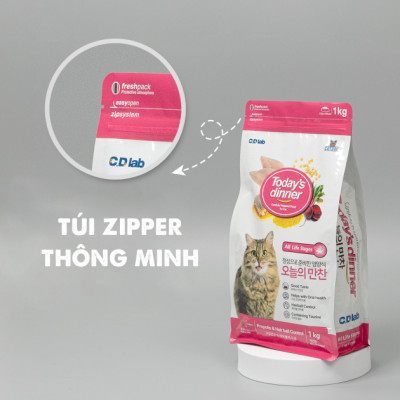 [1KG] - Thức ăn hạt cho mèo mọi lứa tuổi Today