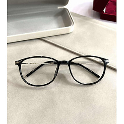 Kính Mắt bầu gọng kim loại tăm nhẹ cao cấp thời trang cho nam nữ