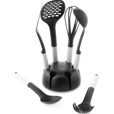 Bộ dụng cụ 6 món silicon SUNRISE (xẻng chiên, xào, vá múc canh, vá dài, phết)