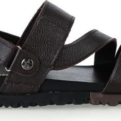 Dép quai hậu nam Huy Hoàng màu nâu HT7792