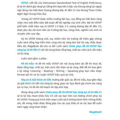 Vstep - Chinh Phục Đề Thi Vstep Bậc Năng Lực Từ B1 Đến C1 
 (MGB)