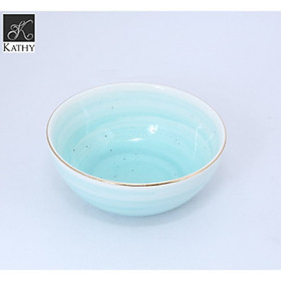 Bát cơm xanh dương chấm bi  11cm SIMPLE  5247X