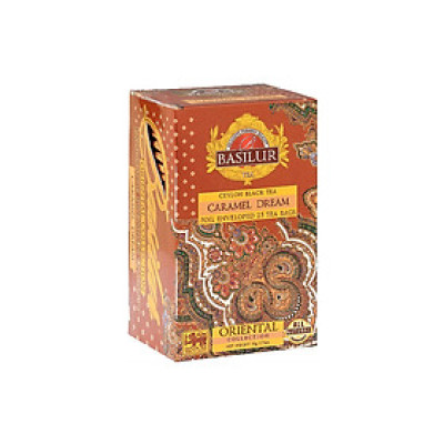 Trà đen Ceylon Basilur Caramel Dream túi lọc 50g