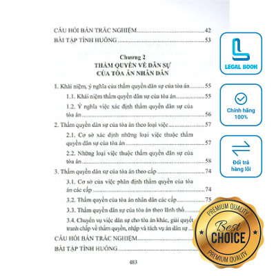 Hướng dẫn môn học Luật Tố tụng dân sự - PGS.TS. Bùi Thị Huyền (NXB Công an nhân dân)