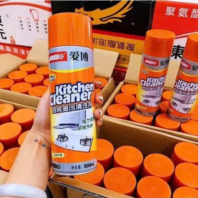 Chai Xịt Bọt Tẩy Rửa Đa Năng 500ml – Làm Sạch Dầu Mỡ, Vết Bẩn Nhà Bếp & Nhà Tắm