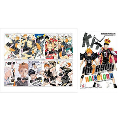 Sách - Haikyu!! (trọn bộ 45 tập) + Haikyu!! Chàng khổng lồ tí hon Haicolor!!
