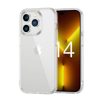 Ốp Lưng PC Hybrid Clear Dành Cho iPhone 14 / iPhone 14 Plus / iPhone 14 Pro / iPhone 14 Pro Max - Hàng Chính Hãng LEEU DESIGN