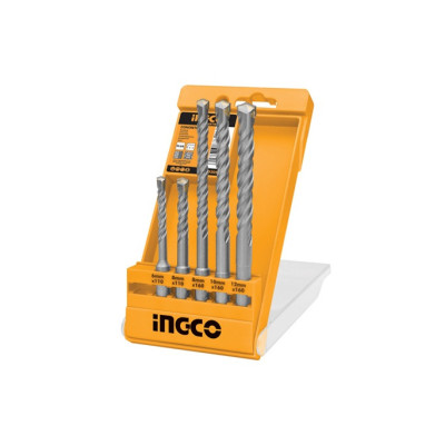 Bộ 5 mũi khoan bê tông đuôi gài hiệu Ingco-AKD2052