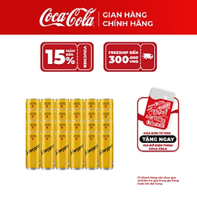 Lốc 24 lon Nước giải khát Schweppes Nước Tonic 320ml/Lon Coca-Cola Official Store_TK