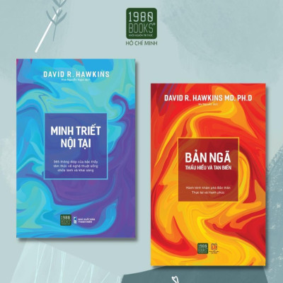 Sách - Combo 2 Cuốn: Bản Ngã - Thấu Hiểu Và Tan Biến + Minh Triết Nội Tại - David R. Hawkins - 1980 Books