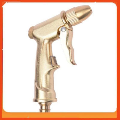 Bộ dây vòi xịt nước rửa xe, tưới cây . tăng áp 3 lần, loại 20m 206701-1 đầu đồng,cút,nối vàng+tặng mở chai