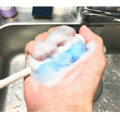 Combo 02 Dụng cụ rửa chai lọ, bình sữa có đầu mút - Nội địa Nhật Bản