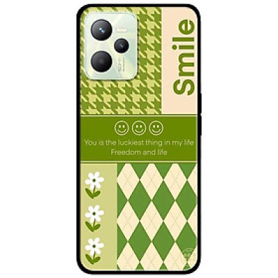 Ốp lưng dành cho Realme C35 - Realme Narzo 50A Prime mẫu Nụ Cười Xanh
