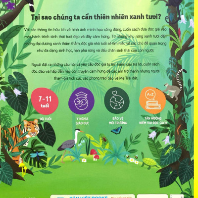 Sách - Thiên Nhiên - Tại Sao Chúng Ta Cần Thiên Nhiên Xanh Tươi?