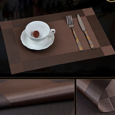 Tấm lót bàn ăn, thảm set up cao cấp placemat hình chữ nhật