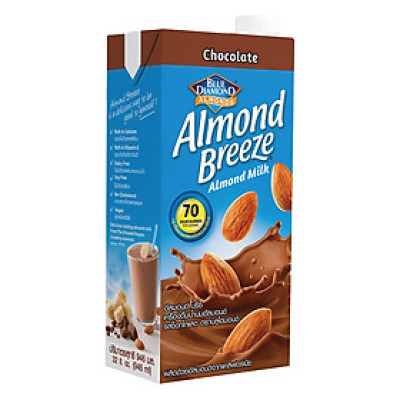 Blue Diamond - Sữa Hạt Hạnh Nhân ALMOND BREEZE vị Chocolate Hộp 946ml